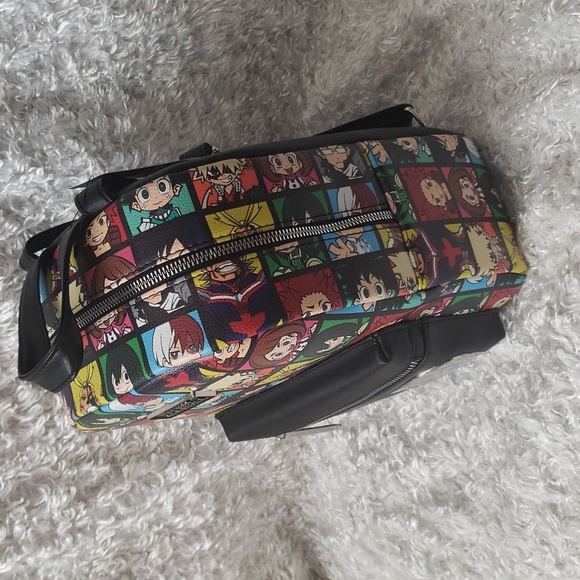 NWT My Hero Academia Mini Backpack with FLAW pocket not centered main image 5